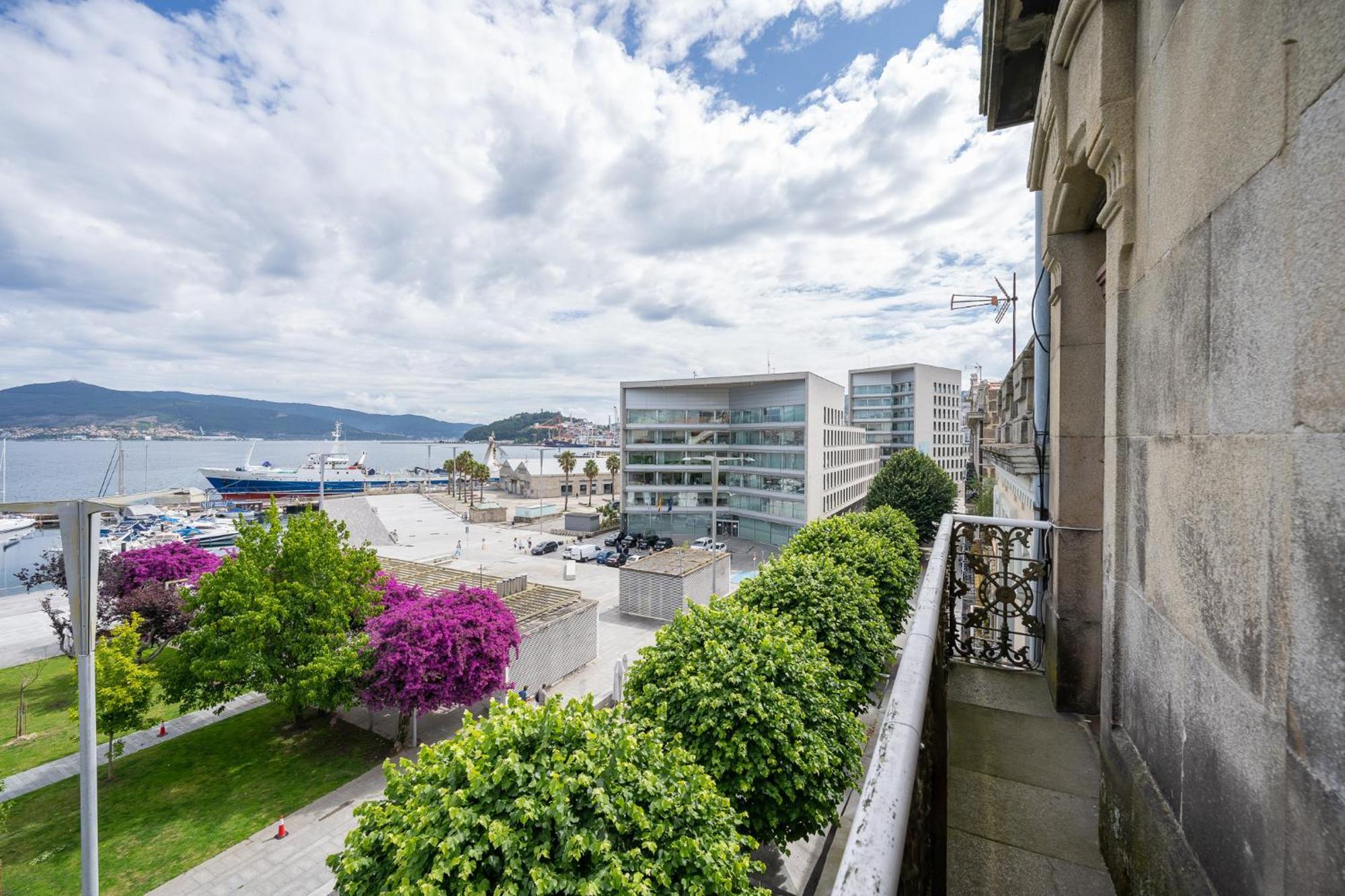 Ferienwohnung Vistas Al Nautico Y Paseo Maritimo De Vigo Exterior foto